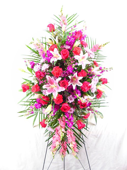 Pink Poetry Standing Spray